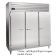 Traulsen G31013 77" G Series Three Section Solid Door Reach in Freezer with Left Hinged Doors - 69.35 cu. ft.