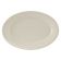 Tuxton TRE-014 Reno 12 5/8" x 8 3/4" American White/Eggshell With 1 1/2" Wide Rim Rolled Edge Oval China Platter