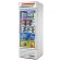 True GDM-23F-HC~TSL01 27" White One Section Glass Door Merchandiser Freezer with LED Lighting - 115V