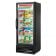 True GDM-12F-HC~TSL01 24-7/8" Black Glass Door Merchandiser Freezer with LED Lighting - 115V