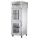 True STR1RPT-2HG-1G-HC Spec Series 1-Section 27 1/2" Wide Half-Height Glass Front Doors And Full-Height Glass Rear Door Insulated R290 Hydrocarbon Pass-Thru Refrigerator With Stainless Steel Exterior And Interior, 115V