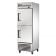 True T-23-2-HC T Series Reach-In One Section Refrigerator w/ Two Solid Swing Half Doors And Three PVC Coated Wire Shelves