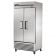 True T-35-HC T Series Reach-In Two Section Refrigerator w/ Two Solid Swing Doors And Six PVC Coated Shelves