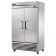 True T-43-HC T Series Reach-In Two Section Refrigerator w/ Two Solid Swing Doors And Six PVC Coated Shelves