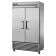 True TS-43-HC TS Series Reach-In Two Section Refrigerator w/ Two Solid Doors And Six PVC Coated Shelves