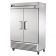 True TS-49-HC TS Series Reach-In Two Section Refrigerator w/ Two Solid Doors And Six PVC Coated Shelves