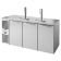 True TDR72-RISZ1-L-S-SSS-1 Stainless Steel 72" Three Section Solid Door Draft Refrigerator