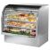 True TCGG-48-S-HC-LD 48" Stainless Steel Curved Glass Refrigerated Deli Case - 23.5 Cu. Ft. 