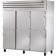 True STA3R-3S Spec Series 3-Section 77 3/4" Wide Full-Height Solid Door Insulated Reach-In Refrigerator With Stainless Steel Exterior And Aluminum Interior, 115V