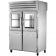 True STG2RPT-2HG/2HS-2G-HC Spec Series ENERGY STAR 2-Section 52 5/8" Wide Half-Height Glass / Solid Front And Full-Height Glass Rear Doors Insulated R290 Hydrocarbon Pass-Thru Refrigerator With Stainless Steel Front Aluminum Sides And Interior, 115V