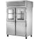 True STR2RPT-2HG/2HS-2S-HC Spec Series 2-Section 52 5/8" Wide Half-Height Glass / Solid Front Doors And Full-Height Solid Rear Doors Insulated R290 Hydrocarbon Pass-Thru Refrigerator With Stainless Steel Exterior And Interior, 115V