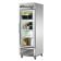 True T-23G-HC~FGD01 T Series Reach-In One Section Refrigerator w/ Glass Door and Three PVC Coated Shelves