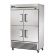 True T-49F-4-HC Reach-In Two Section Freezer w/ Four Stainless Steel Half Doors And Six Adjustable PVC Coated Wire Shelves