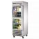 True TS-23G-2-HC~FGD01 TS Series Reach-In One Section Refrigerator w/ Two Glass Half-Height Swing Doors And Three PVC Coated Wire Shelves
