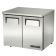 True TUC-36-LP-HC 36-3/8” Low Profile Two Door Under-Counter Refrigerator With Hydrocarbon Refrigerant - 115V