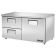 True TUC-60D-2-ADA-HC_LH 60-3/8” ADA Compliant Solid Door Under-Counter Refrigerator With Two Left-Hand Drawers And Hydrocarbon Refrigerant - 115V
