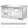 True TUC-60D-2-LP-HC 60-3/8” Low Profile Solid Door Under-Counter Refrigerator With Two Drawers And Hydrocarbon Refrigerant - 115V