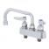 T&S Brass B-1100 3-1/2” Center Deck Mounted Workboard Faucet With 6” Swing Nozzle And Eterna Cartridges