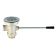 T&S Brass B-3960 Lever Handle Waste Valve with Drain Adapter