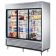 True TSD-69G-LD TSD Series Reach-In Three Section Refrigerator w/ Three Glass Sliding Doors And Nine PVC Coated Shelves