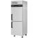 Turbo Air M3R24-2-N(-L) 28-3/4" M3 Series Top Mount Insulated Reach-In Refrigerator With 1 Section And 2 Solid Half-Doors, 21.5 Cubic Feet, 115 Volts