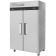Turbo Air M3R47-2-N 51-3/4" M3 Series Top Mount Insulated Reach-In Refrigerator With 2 Sections And 2 Solid Doors, 42.75 Cubic Feet, 115 Volts