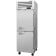 Turbo Air PRO-26-2R-N 28-3/4" Premiere PRO Series Top Mount Insulated Reach-In Solid Door Refrigerator With 1 Section And 2 Solid Half-Doors With Lock, 24.76 Cubic Feet, 115 Volts