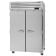 Turbo Air PRO-50F-N 51-3/4" ENERGY STAR Rated Premiere PRO Series Top Mount Insulated Reach-In Freezer With 2 Solid Doors With Locks, 48.36 Cubic Feet, 115 Volts
