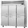 Turbo Air PRO-77-6R 77-3/4" Premiere PRO Series Top Mount Insulated Reach-In Solid Door Refrigerator With 3 Sections And 6 Solid Half-Doors With Locks, 66.2 Cubic Feet, 115 Volts