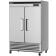 Turbo Air TSR-49SD-N6 Super Deluxe Series Bottom Mount Insulated Reach-In Solid Door Refrigerator With 2 Sections And 2 Solid Doors, 42.69 Cubic Feet, 115 Volts