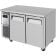 Turbo Air JUF-48-N J Series 47 1/4" Wide 9.93 Cubic ft 2 Solid Door Insulated Side-Mount Undercounter Freezer, 115V