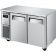 Turbo Air JUF-48S-N J Series 47 1/4" Wide 8.92 Cubic ft Narrow-Depth 2 Solid Door Insulated Side-Mount Undercounter Freezer, 115V