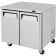 Turbo Air MUF-36-N M3 Series 36 1/4" Wide 9.0 Cubic ft 2 Solid Door Insulated Rear-Mount Undercounter Freezer, 115V
