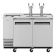 Turbo Air TCB-2SD-N6 58-7/8" Super Deluxe Series Club Top Beer Dispenser With Stainless Steel Exterior And 2 Beer Columns, 2 Keg Capacity, 115 Volts