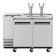 Turbo Air TCB-3SD-N6 69-1/8" Super Deluxe Series Club Top Beer Dispenser With Stainless Steel Exterior And 2 Beer Columns, 3 Keg Capacity, 115 Volts