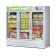 Turbo Air TGF-72SDW-N Super Deluxe Self-Contained White Insulated Merchandiser Freezer With Glass Door - 115V