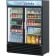 Turbo Air TGM-50RSB-N Black 55 7/8" Wide 45.97 Cubic ft ENERGY STAR Certified 2 Glass Swing Door Insulated Refrigerated Merchandiser, 115V