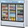 Turbo Air TGM-69R-N White 78" Wide 61.83 Cubic ft 3 Glass Sliding Door Insulated Refrigerated Merchandiser, 115V