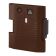Cambro UPCHD400131 Dark Brown 400 Series Camcarrier Replacement Heated Retrofit Door - 110V