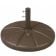 Grosfillex US602137 Bronze Mist 21 Inch Diameter Round Resin Table Umbrella Base