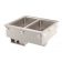 Vollrath 3640080 Drop-In 2-Well Manifold With Autofill 625W Thermostatic Control Hot Food Well, 208V