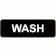 Vollrath 4526 3" x 9" Wash Sign