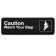 Vollrath 4544 3" x 9" Caution Watch Your Step Sign