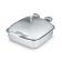 Vollrath 46132 6 Quart Intrigue Square Induction Chafer with Solid Lid