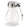 Vollrath 1214 Plastic 16 oz. Syrup Dispenser with Chrome Plated Top