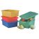 Vollrath 1527-C19 Traex Color-Mate Green Polyethylene 20" x 15" x 7" Food Storage Box