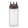 Vollrath 3316-1301 Traex 16 oz Tri Tip Clear Squeeze Bottle with Brown Cap