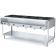 Vollrath 38105 ServeWell 700W 5-Well Stainless Steel Hot Food Table, 120V 3500 Watts