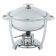 Vollrath 46502 Orion Round 6 Quart Stainless Steel Lift-Off Chafer