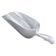 Vollrath 46891 Silver 12 oz Cast Aluminum Ice Scoop With 3 1/8" Wide x 6 1/4" Deep Bowl And Rounded Handle